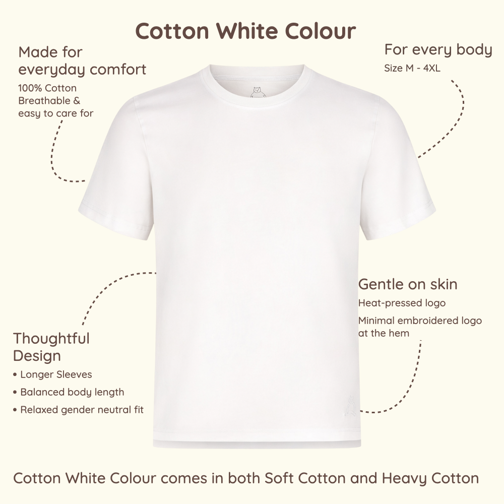 Cotton White T-shirt
